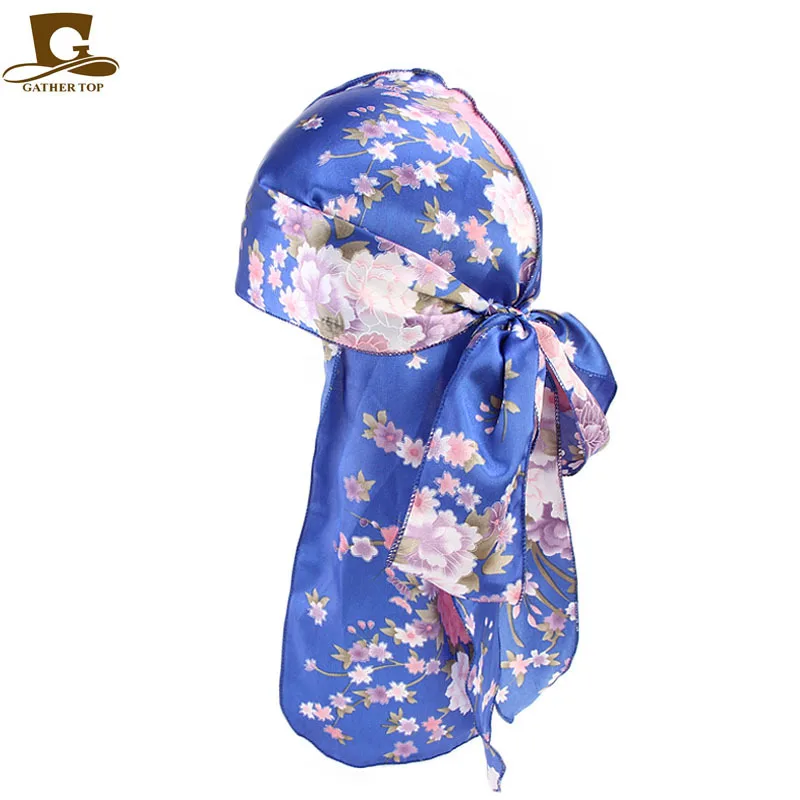 Женская шелковистая долговечная и широкая атласная шляпа Мягкая для ночного сна