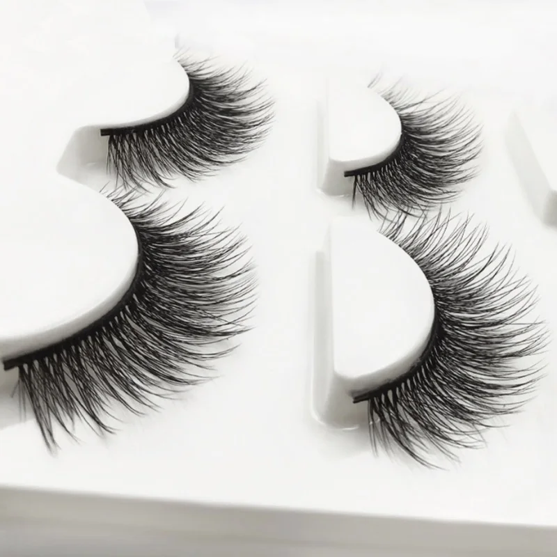 Ресницы норковые Длинные для наращивания 3 пары | Красота и здоровье