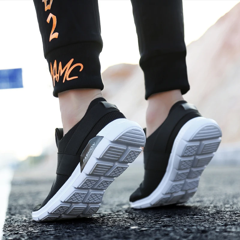 PINSEN Summer Snakers Men Shoes Mesh High Quality Breathable Sneakers Sport Zapatillas Hombre Deportiva Size 39-44 | Обувь