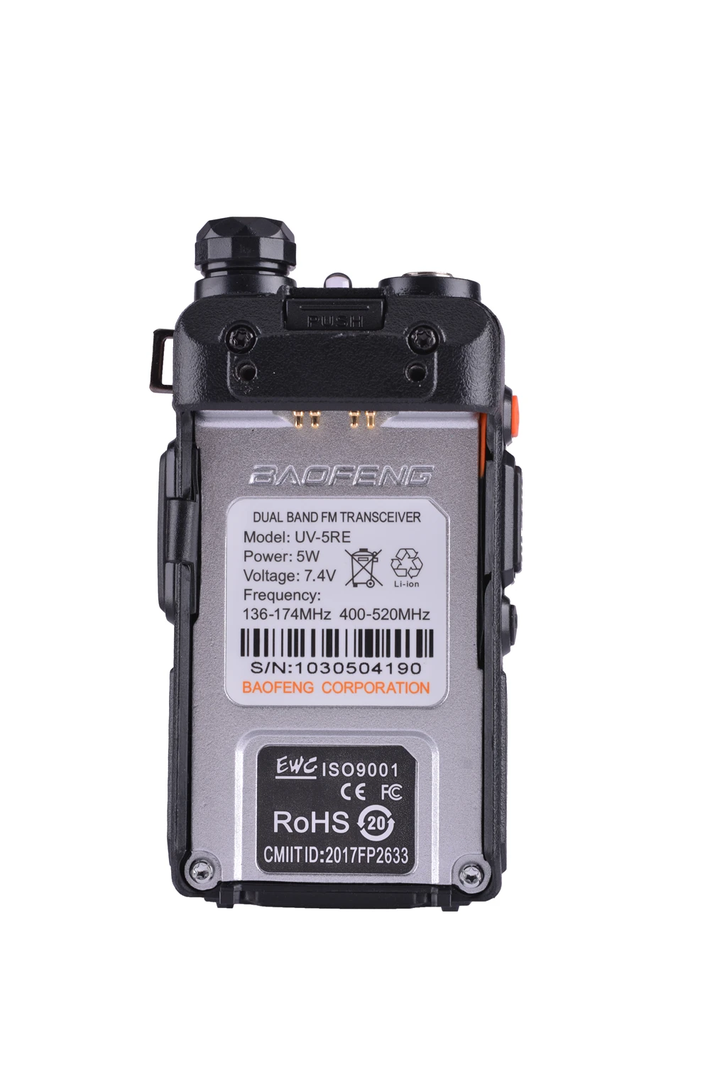 Baofeng UV-5RE портативная рация 10 км VHF UHF 136-174 МГц и 400-520 МГц Двухдиапазонная двухсторонняя радио UV-5R серия портативный радиоприемопередатчик