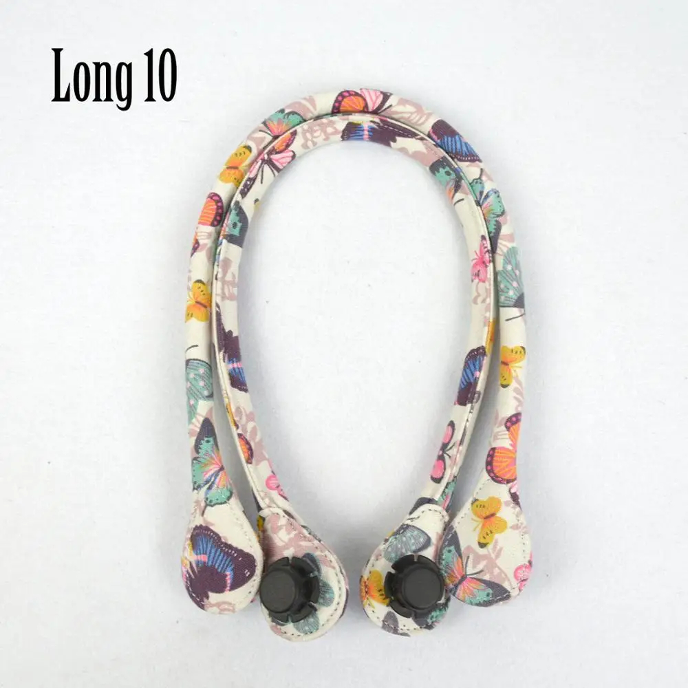 long10 Короткая Длинная Круглая холщовая тканевая ручка для Obag, Классическая Мини сумка O, женские сумки, сумка через плечо - Цвет: long10