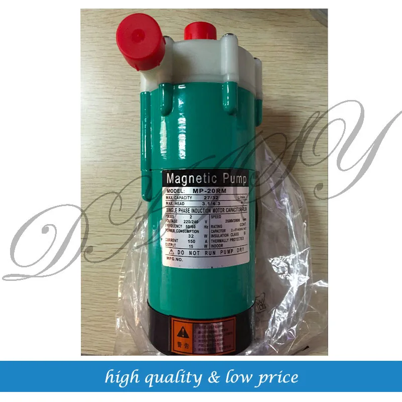 

Ce certificate Micro Water Pump 220V 60HZ MP-20 Magnetic Drive Food Grade Pump Corrosion Resistance Chemical liquid transfer