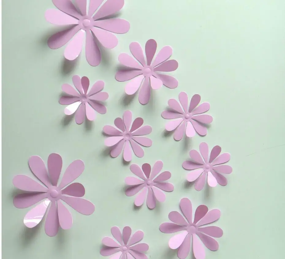 Оптовая продажа фабричная распродажа 3D стереоскопическая стена в виде цветка