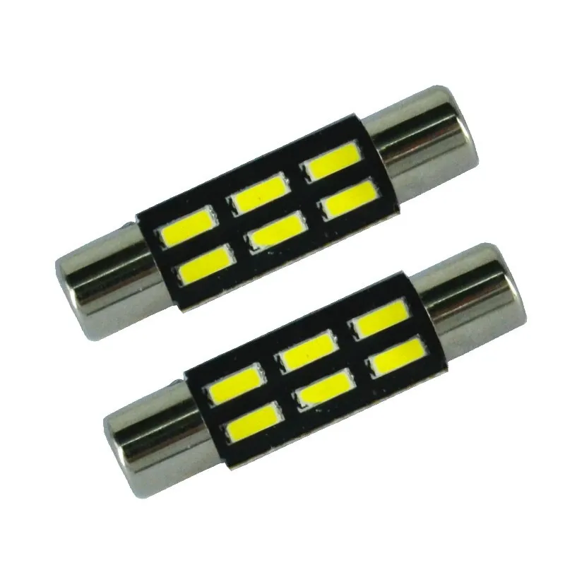 10 шт. гирлянда t6.3 6 SMD 4014 28 мм 31 мм 211-2 авто косметическое зеркало свет Панель Географические Карты Дверь Чтение Чемодан лампа 12 В