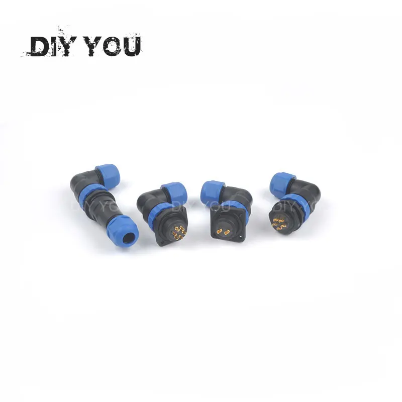 SP16 IP68 водонепроницаемый док авиационным соединителем с разъемом папа и муфтовый