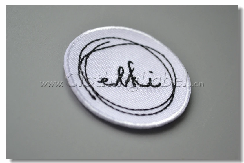 Пользовательские 3D светоотражающие этикетки для вышивки железо на этикетке