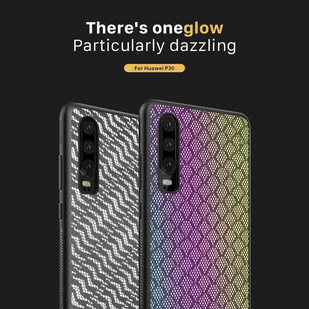 Чехол NILLKIN для Huawei P30 тканый полиэфирный сетчатый чехол цветной Блестящий