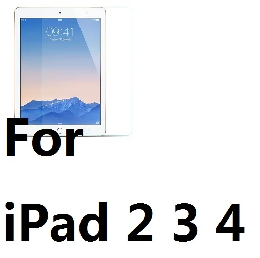 For iPad 234 2.5D Защитная пленка для экрана из закаленного стекла с защитой от царапин для iPad Air 2 iPad 2/3/4 Mini 1 2 3 4 iPad Pro 9,7 Pro 10,5 - Цвет: For iPad 234