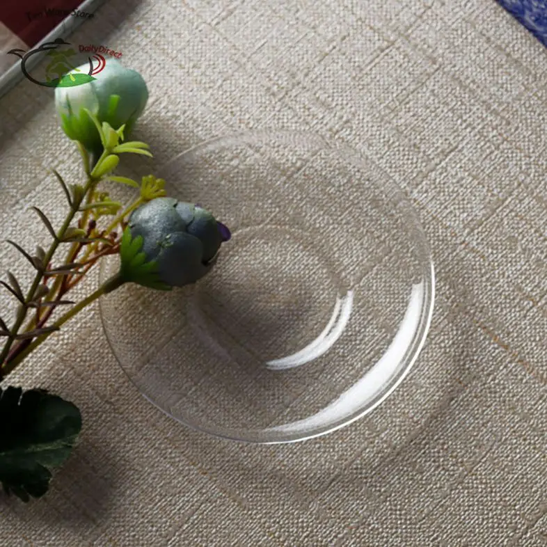 1 x здоровье ручной работы Элегантная модная стеклянная чашка прозрачная лента