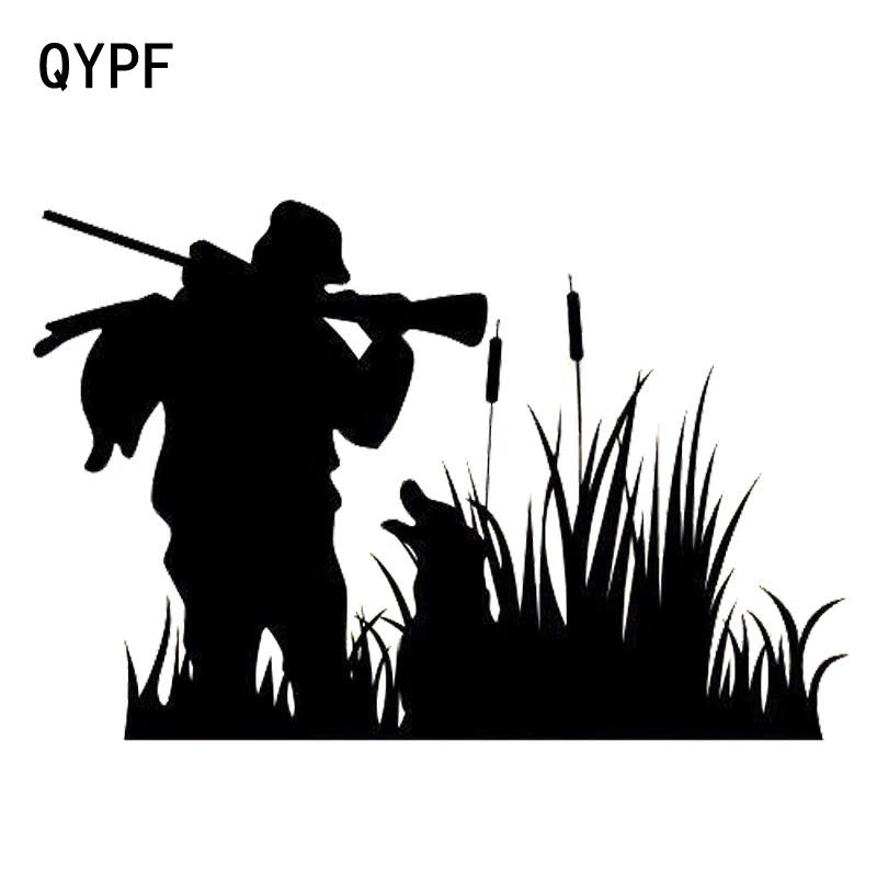QYPF 14 8 см * 9 7 Стайлинг автомобиля охота съемка забавные наклейки для детей охоты