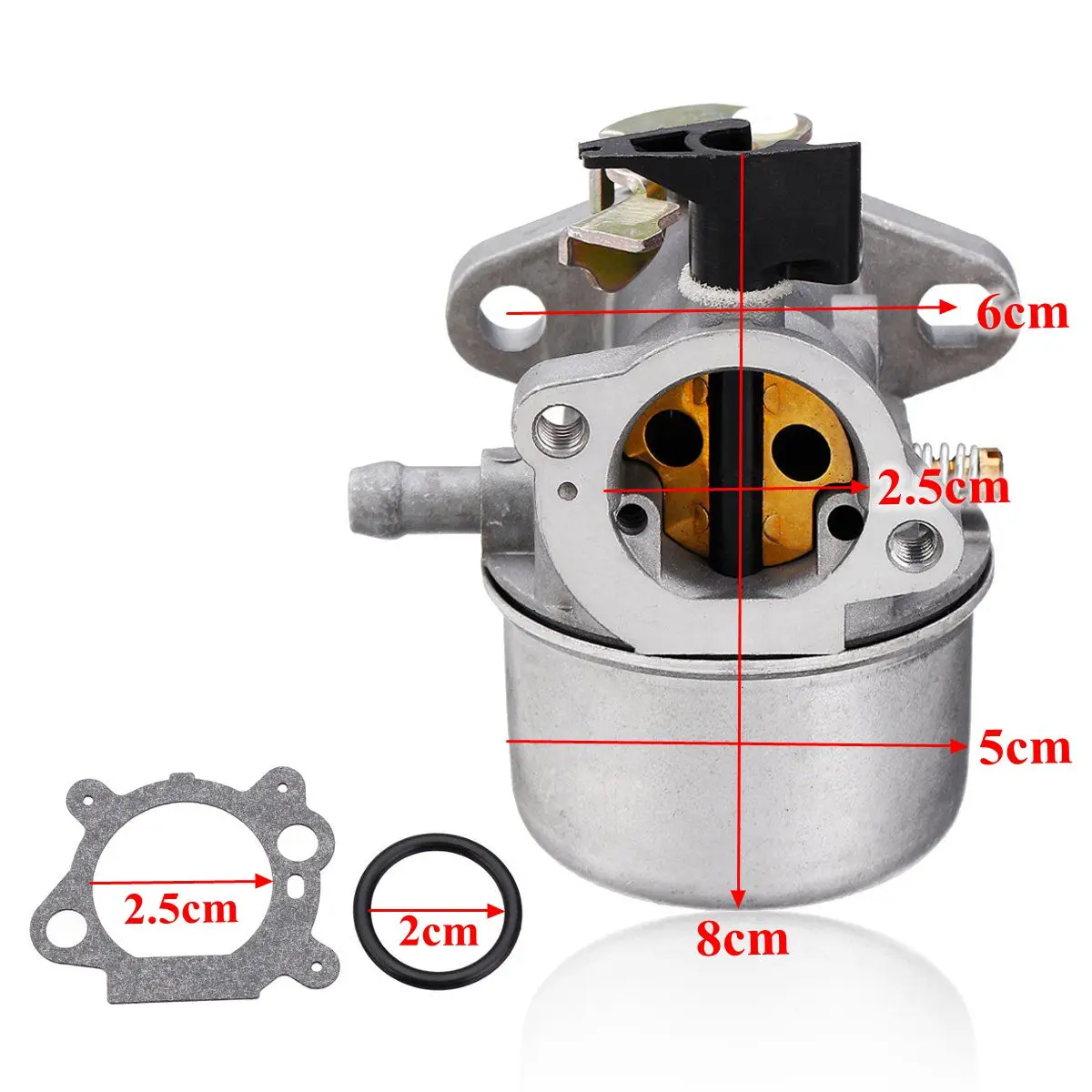 1 шт. дроссель Vergaser carburateur карбюратор Briggs Stratton Quantum мотор 498965 с прокладкой и резиновым кольцом