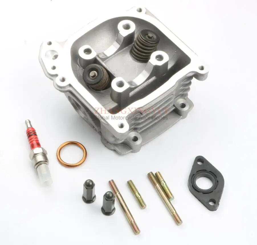 C package 60cc EGR большого диаметра комплект 82L цепь& масляный насос& натяжитель и A7TC свечи зажигания для KYMCO agility 50cc Symply 50cc GY6 50cc 139QMB 44 мм - Цвет: C package