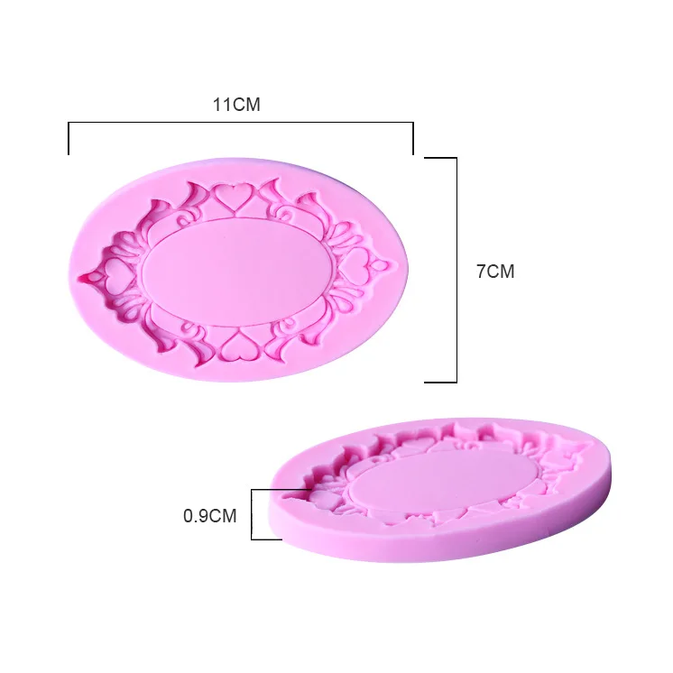 Зеркало Рамки Фото Силиконовые Формы Торт Отделочных работ Выпечки Кухня