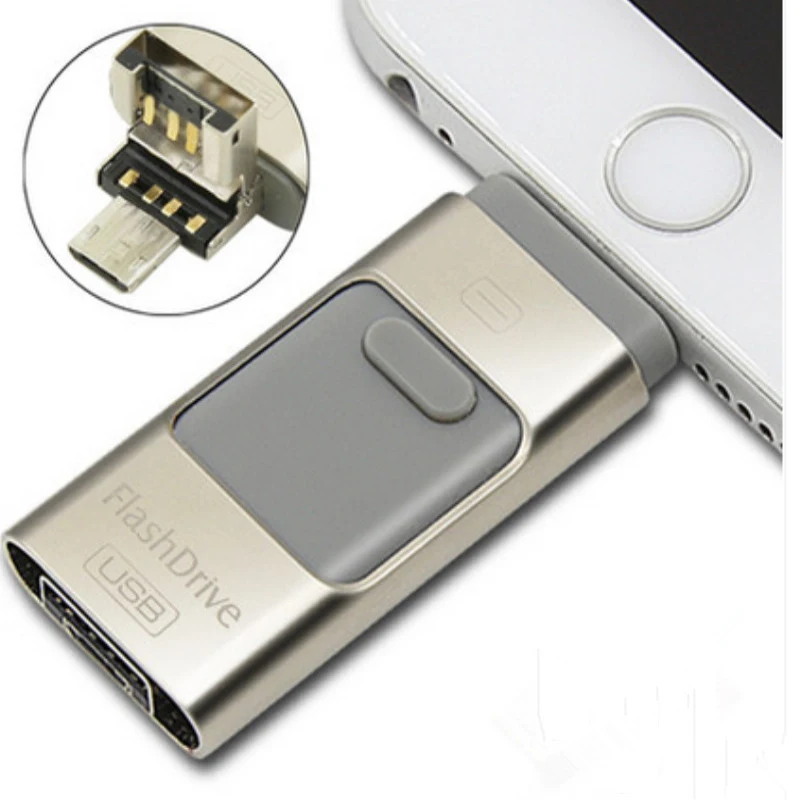 16 ГБ 32 64 128 IOS флеш накопитель для iphone iPad Ipod Android хранения флешки OTG USB 2.0 памяти mini usb