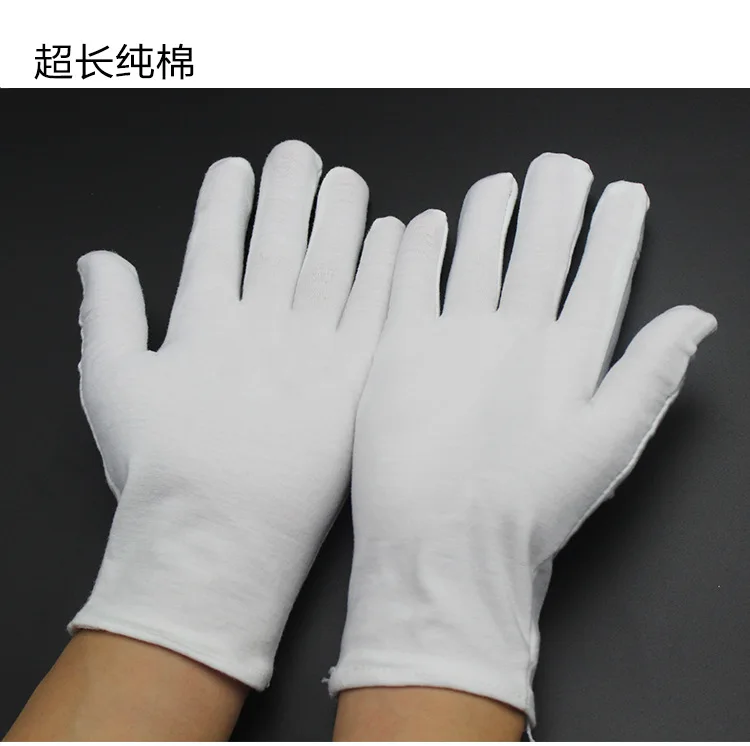 Бытовые перчатки инструменты для уборки дома рабочие и сада хлопковые белые 10