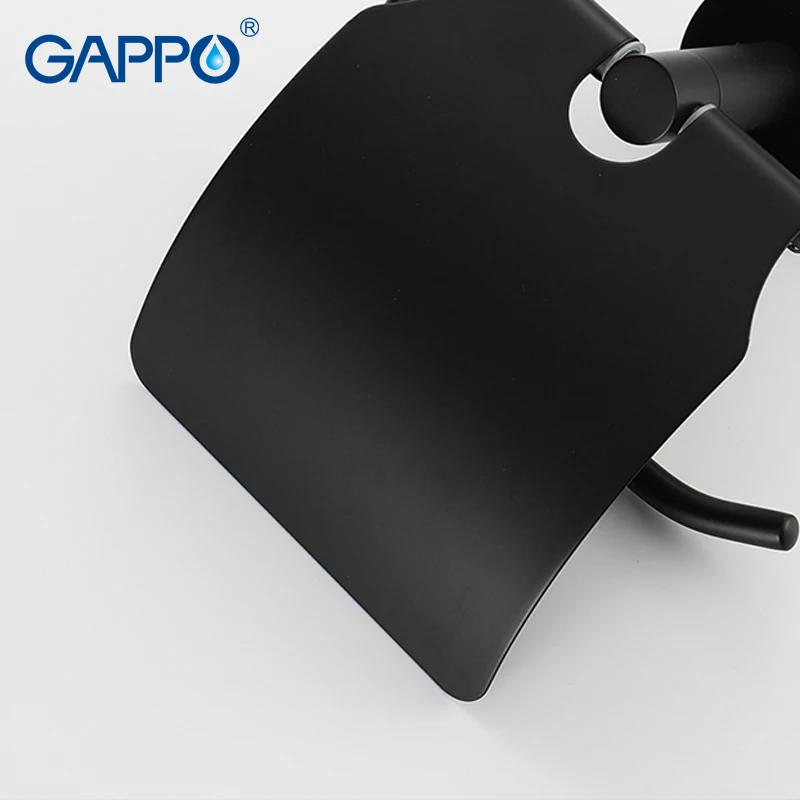 GAPPO бумажные держатели черные для салфеток ванной комнаты держатель подвесного