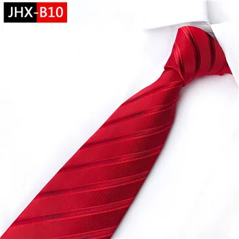 Мужской галстук SCST красный шелковый с полосатым принтом тонкий мужской 8 см