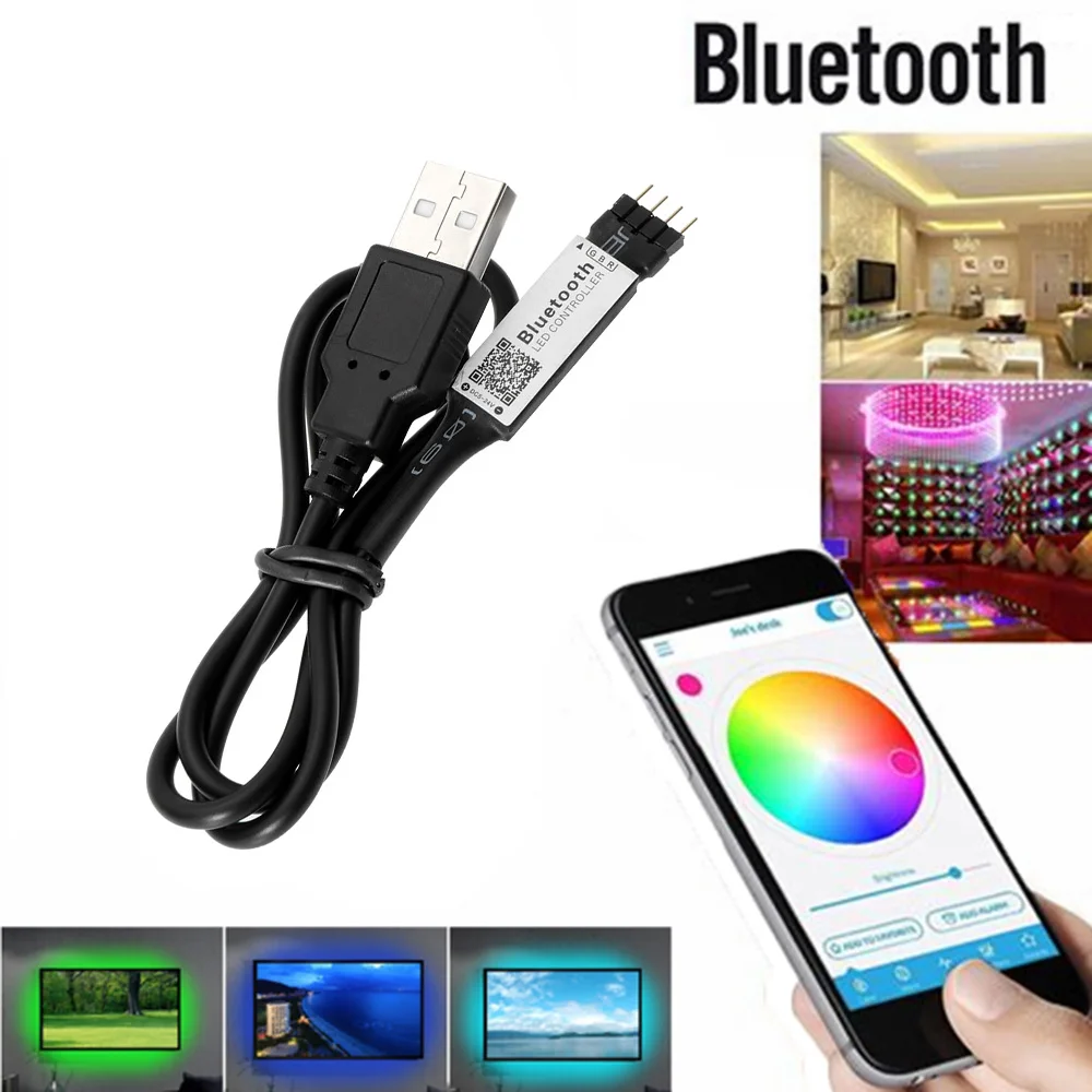1 шт. Светодиодная лента для подсветки экрасветильник телевизора USB 3528 5050 5 в