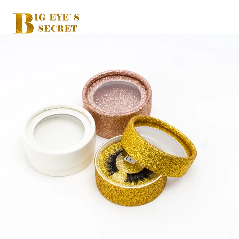 Big eye's secret 5 шт оптом, блестящие круглые накладные ресницы упаковочные коробки Поддельные 3d накладные ресницы из норки чехол пустой