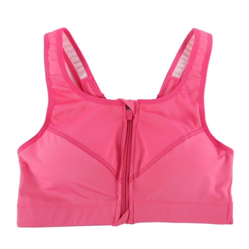 Женский Регулируемый бюстгальтер на молнии спортивные майки для бега