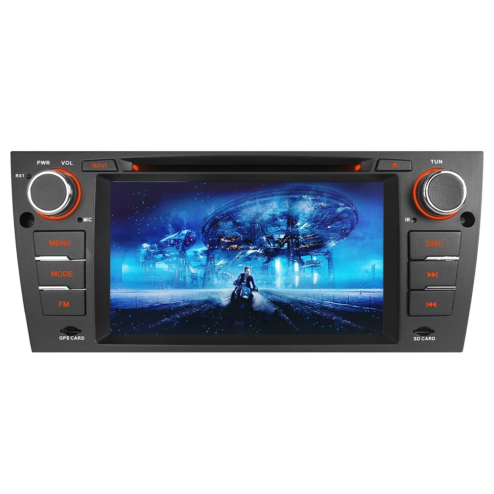 A Sure 7 дюймов 2 Din Android 8 1 Автомагнитола DVD gps Sat Nav стерео DAB + OBD для BMW E90 седан E91 E92 E39 M3 3