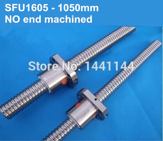 

SFU1605 - 1050mm Ballscrew with ball screw nut for CNC part without end machined