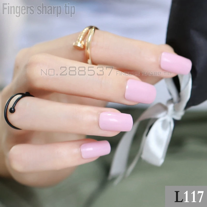 Накладные ногти прямоугольной формы карамельных цветов 24 шт. длинные красивые