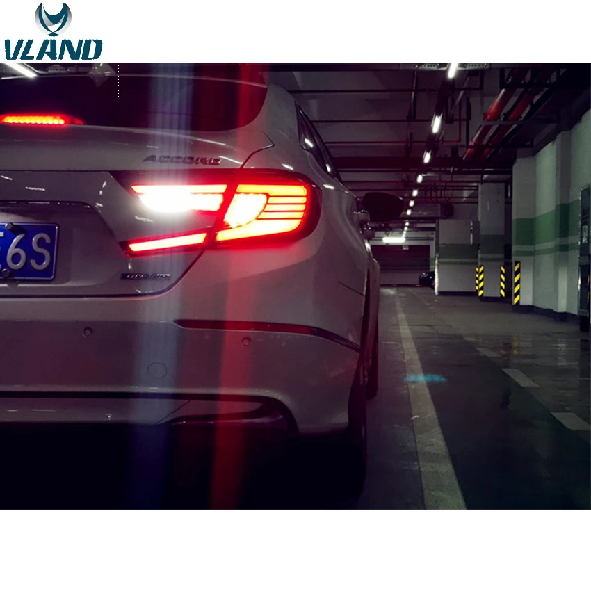 2016-UP год светодиодные задние фонари для Honda Accord 10th Gen Автомобильный задний фонарь