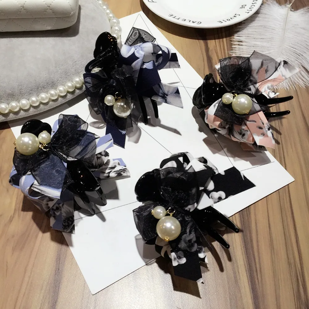 Модная девушка Ретро кристалл Волос Клешни Луч Заколки Женские Аксессуары Красоты Краб Зажим Головные Уборы Маленький Клип.