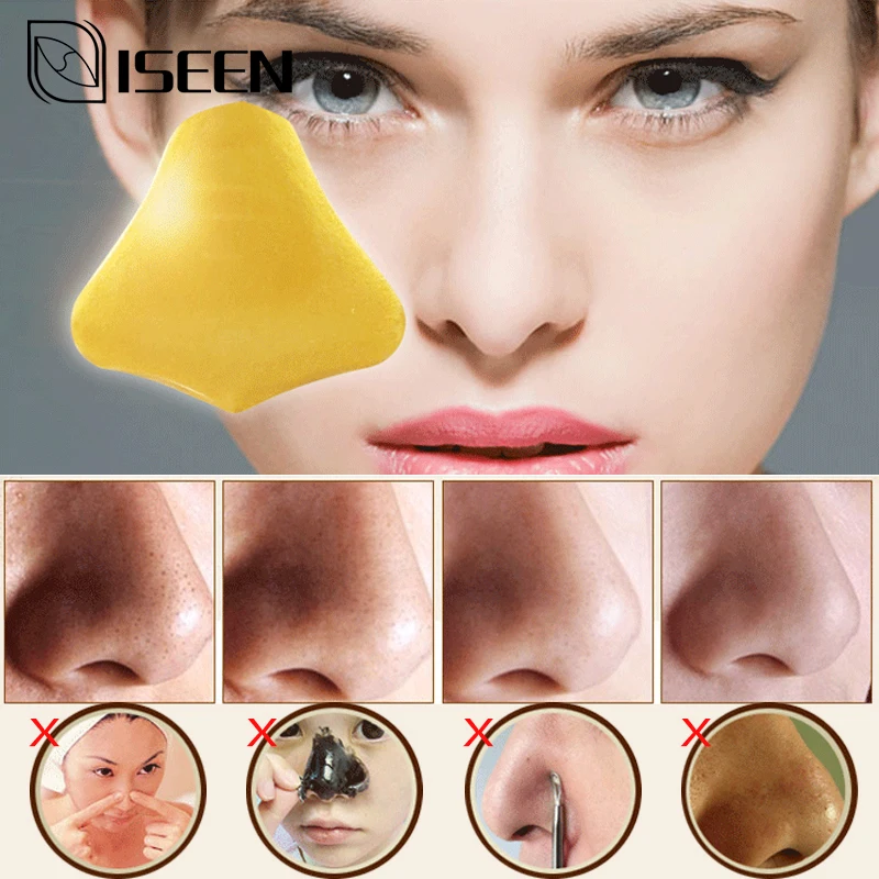 Сжатая 5 шт. Золотая кристаллическая коллагеновая носовая маска кристаллический