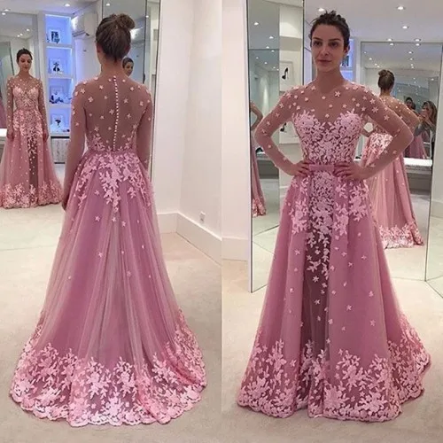 Элегантные женские платье Линия формальное платье Abendkleid Avondjurk Vestido де noche Robe de soiee Праздничное платье с рукавами - Цвет: same as pic