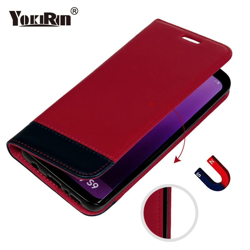 YOKIRIN Магнитный кожаный чехол для samsung Galaxy S6 край S7 S8 S9 плюс Примечание 8 9 из