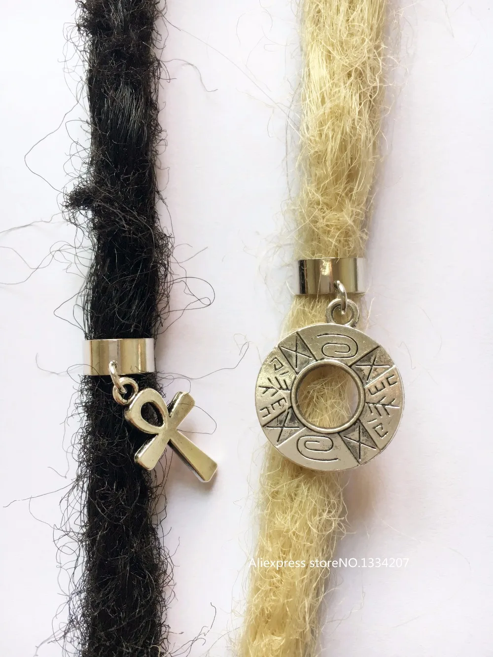 10 шт./лот серебристые регулируемые заколки для волос dread dreadlock зажимы манжет и