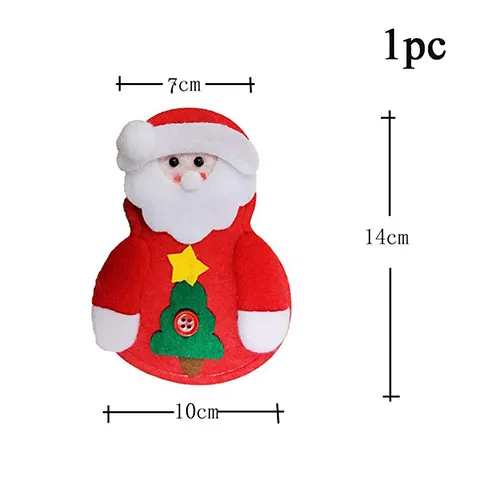 style 01-1pc Год Счастливого Рождества нож вилка набор столовых приборов юбка брюки Navidad Natal рождественские украшения для дома Рождество - Цвет: style 01-1pc