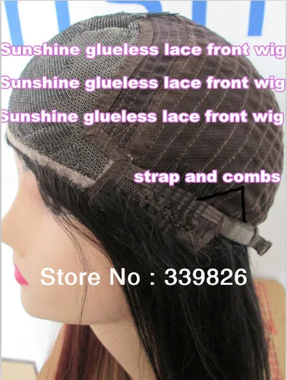 Your reliable choice 26&quot #1B Loose wave100% Peruvian human virign hair glueless lace front wigs for black women Free shipping |