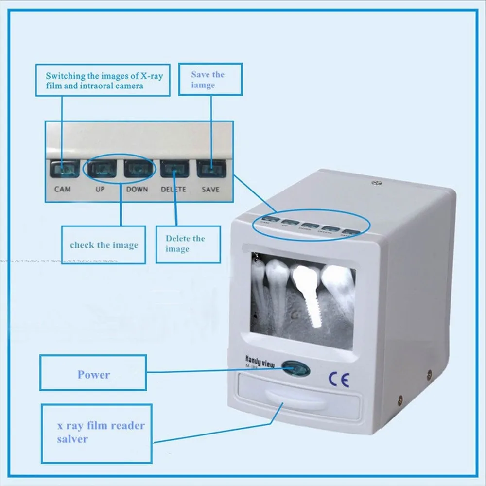 NEW MLG Dental Multifuncctional X-ray Film Reader with 2.5-inch LCD M-188 | Красота и здоровье