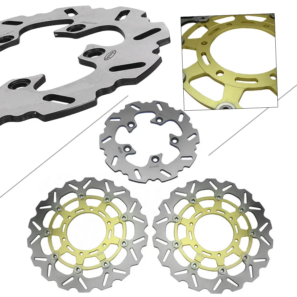 

Motorcycle Front Rear Brake Disc Disk Rotors Kit For Suzuki GSXR GSX-R600/750 2008-2012 & GSXR1000 2009-2011 High Quality