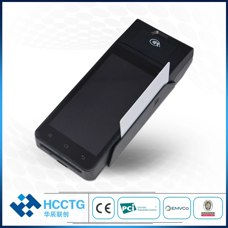 Портативная pos-машина 4G Wifi салфетки карты терминал для считывания штрихкодов с NFC HCC-Z90