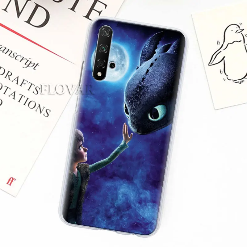 Чехол для телефона, чехол для Honor 20 Pro 9 10 Lite 8X 8A 8C 8S 7A 7S Y7 Y9 V20, Беззубик, Как приручить дракона, Жесткий PC Ca