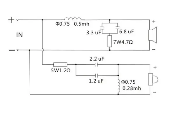 2pcs KASUN L-280C 2 Way 2 блок 130W Hi-Fi аудио динамик кроссовер с делителем частоты фильтры