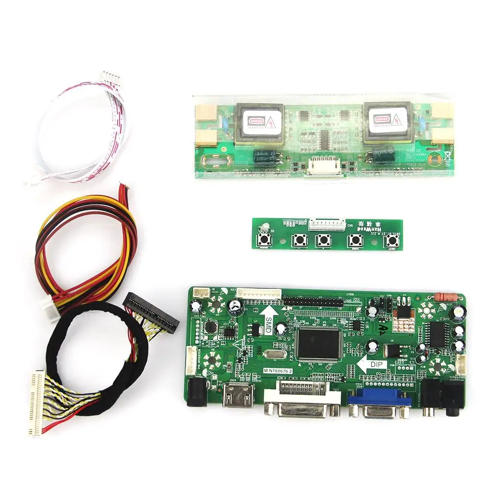M. NT68676 LCD/LED плата драйвера контроллера (HDMI + VGA DVI аудио) для LM230WF1 TLA3 M236H1 L01 1920x1080 LVDS