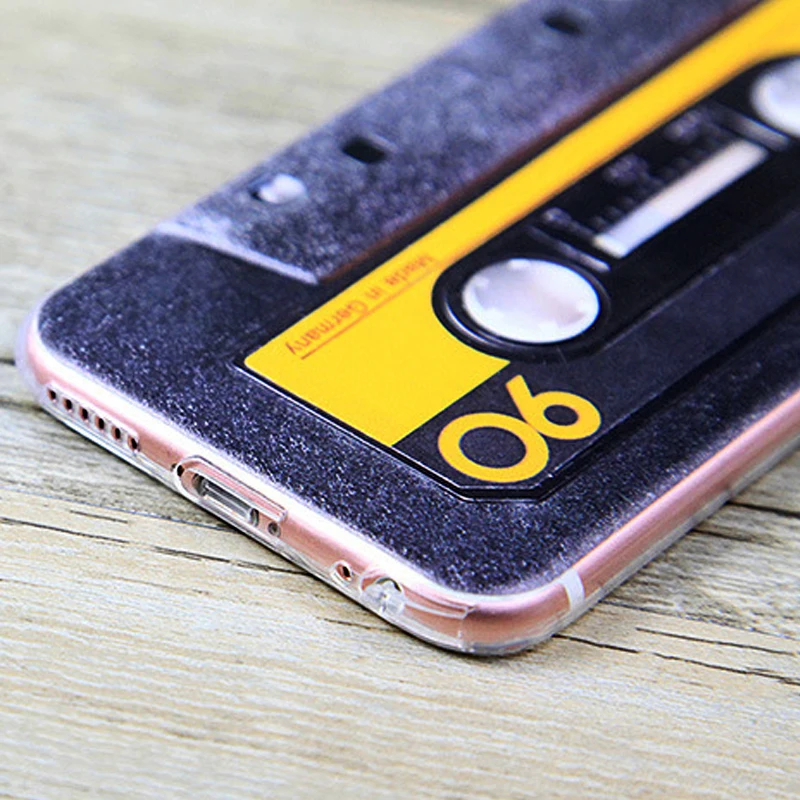 Funny Designs Retro Soft TPU coque For iphone 7 Camera Game Machine Cartoon Painted Cover iPhone 6 6s 8 plus Phone Cases |