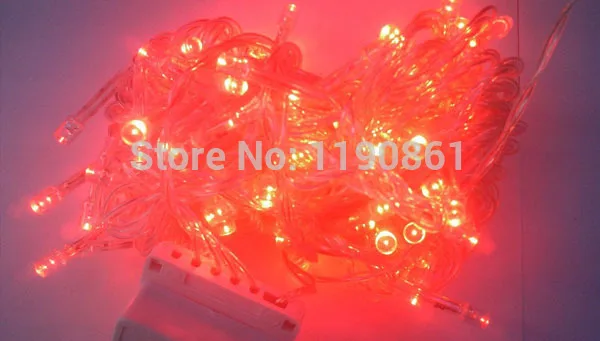 Бесплатная доставка Рождественская светодиодная гирлянда 110 В/220 В 10 м/100