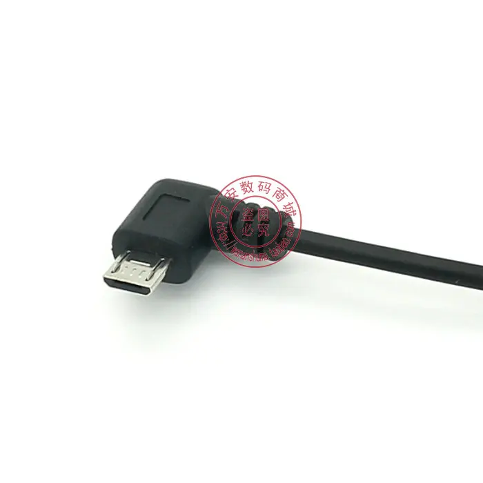 Micro usb штекер 90 градусов левый угловой к пружинный выдвижной Эластичный кабель