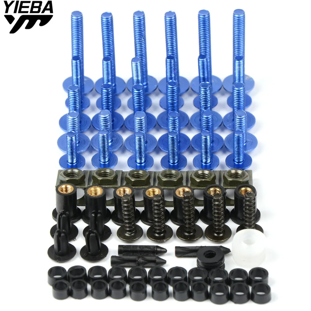 

Universal Motorcycle Accessorie Fairing Bolt Screws Fastener For yamaha YZF R1 R6 FZ1 FZ6 FZ800 XJ6 Kawasaki ninja zx6r zx9r 12R