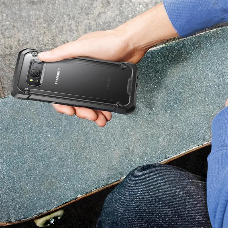 Чехол для samsung Galaxy S8, 5,8 дюймов, SUP, чехол, единорог, жук, серия UB, TPU+ PC, Премиум класс, гибридный, защитный, прозрачный чехол, задняя крышка