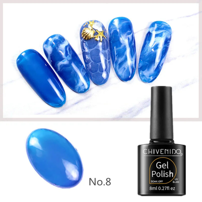 CHIVENIDO Jellies стеклянный гель для ногтей с сахарным эффектом гелевый летний атрибут