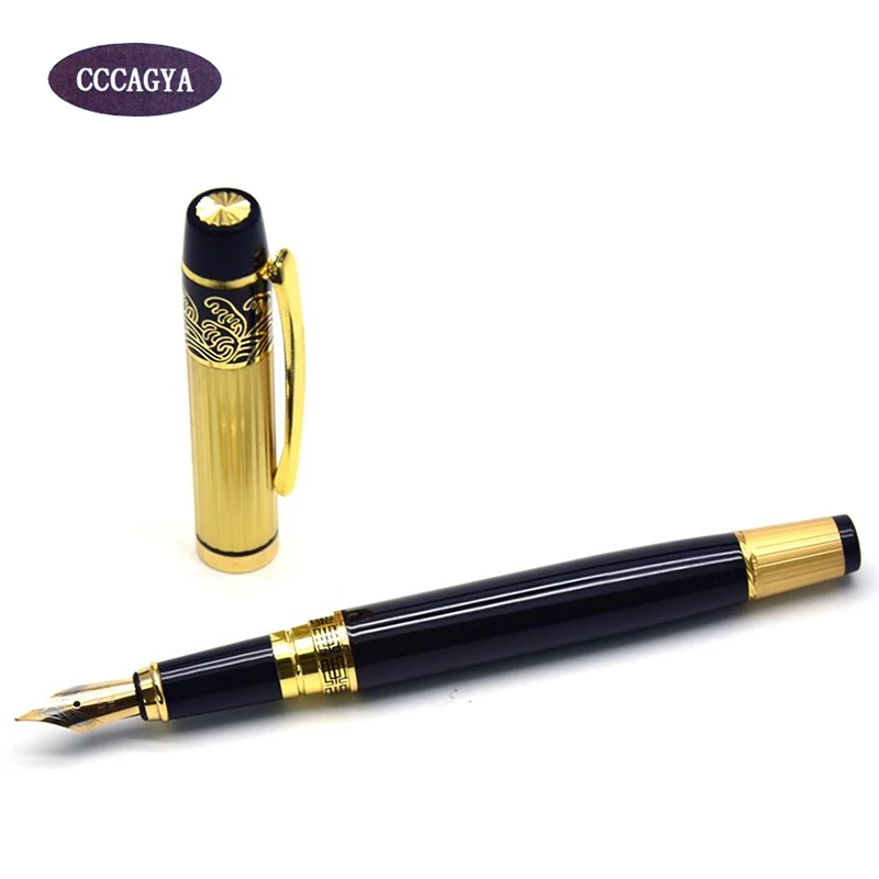 Cccagya D008 металла 0,5 мм чернильная ручка NIB. Узнайте, для офиса и школы канцелярский подарок; ручка& отельный бизнес письменный авторучка