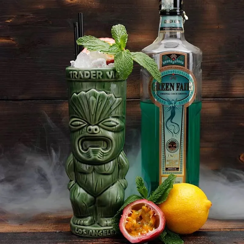Tiki bar tiki для стакана для коктейля чашки Гавайский персональный стеклянный Тотем чашка tiki keller
