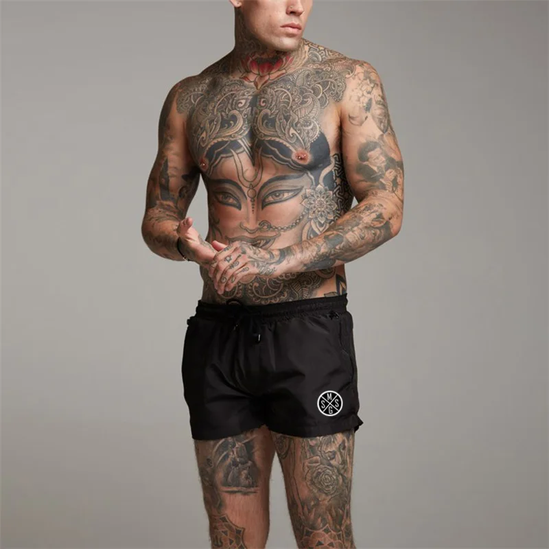 Мужские спортивные шорты брюки для бега бодибилдинга тренировок фитнеса мужские